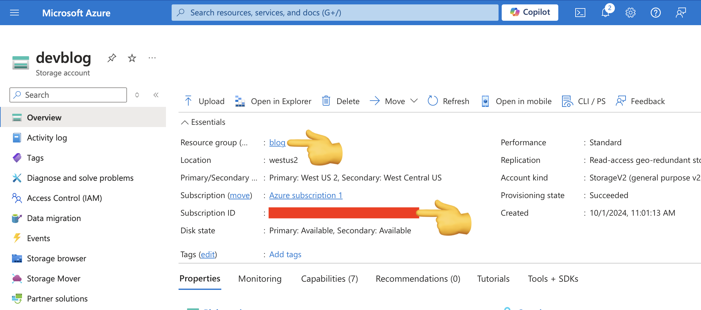 Subscription-ID and ResourceGroup-Name